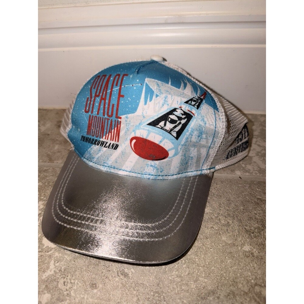 NWT 45th Anniversary Space Mountain Tomorrowland Baseball Hat Disney Silver